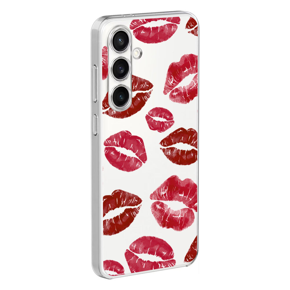Чохол для Samsung S24 FE Red Lipstick Kisses