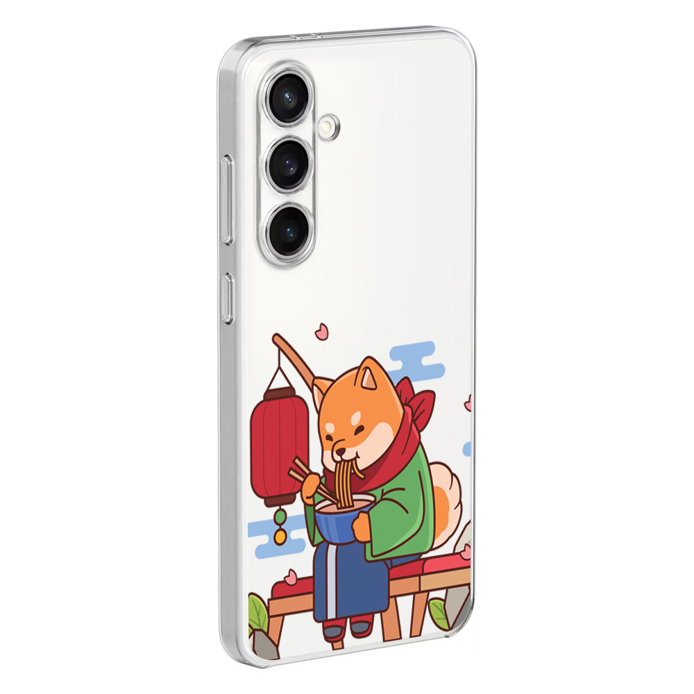Чохол для Samsung S24 FE Песик смакує рамен