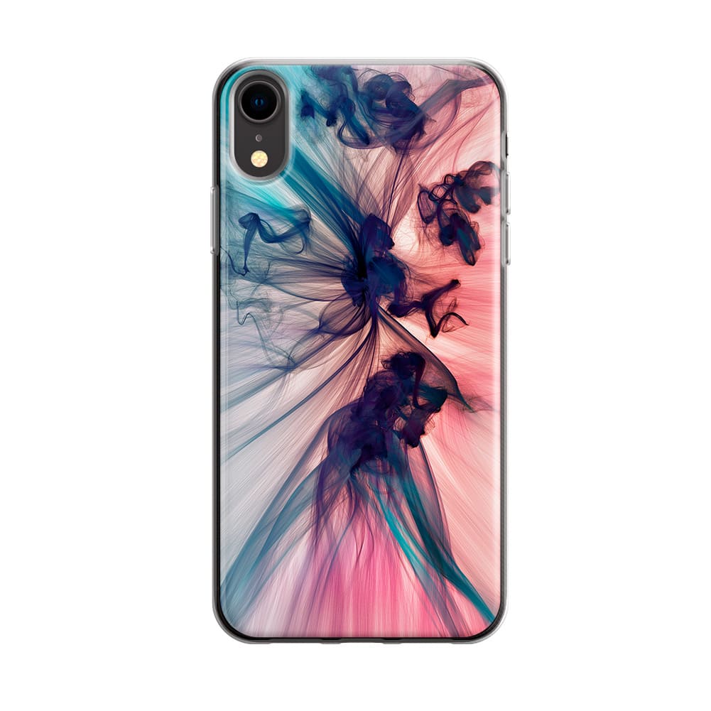 Чохол для iPhone Xr - Рожева і блакитна абстракція - Gisolo
