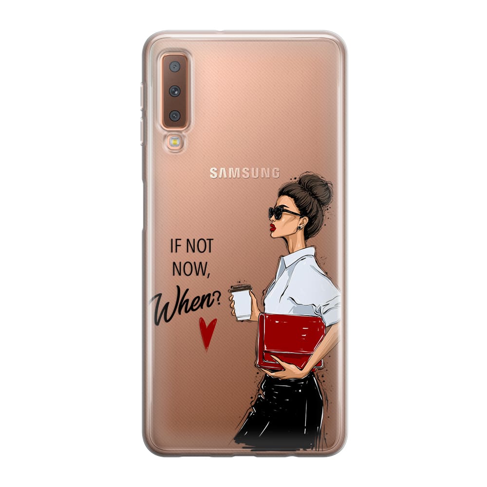 Чохол для Samsung A7 2018 (A750) If not now, when - Gisolo