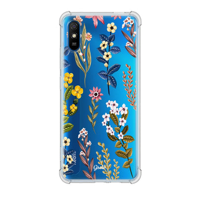 Чохол для Xiaomi Redmi 9a - Rainbow flowers - Gisolo