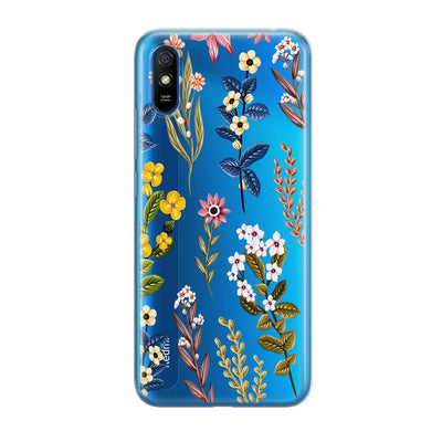Чохол для Xiaomi Redmi 9a - Rainbow flowers - Gisolo