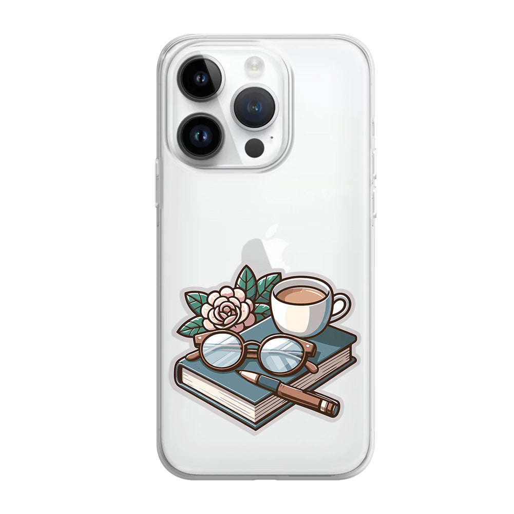 Чохол для iPhone 13 Pro Сукулент та книга