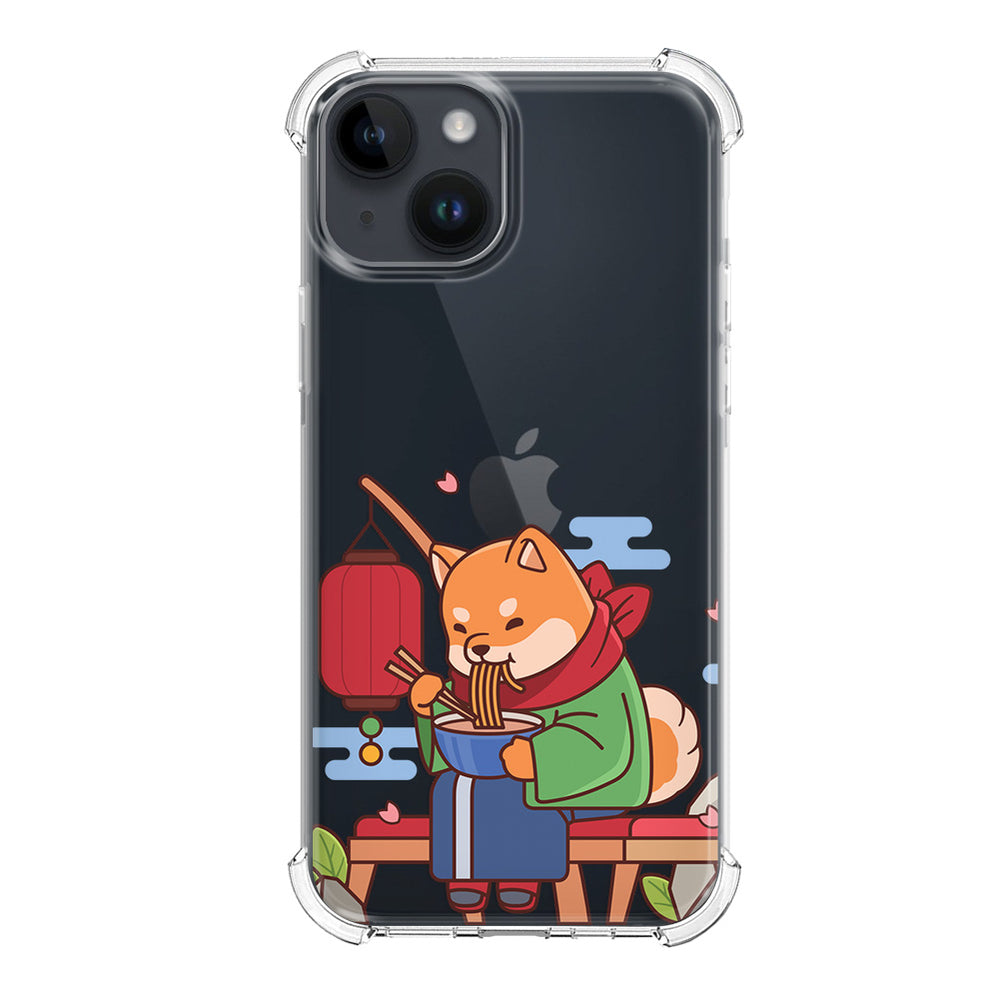 Чохол для iPhone 13 Песик смакує рамен