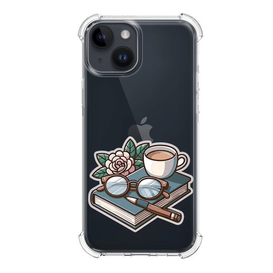 Чохол для iPhone 13 mini Сукулент та книга