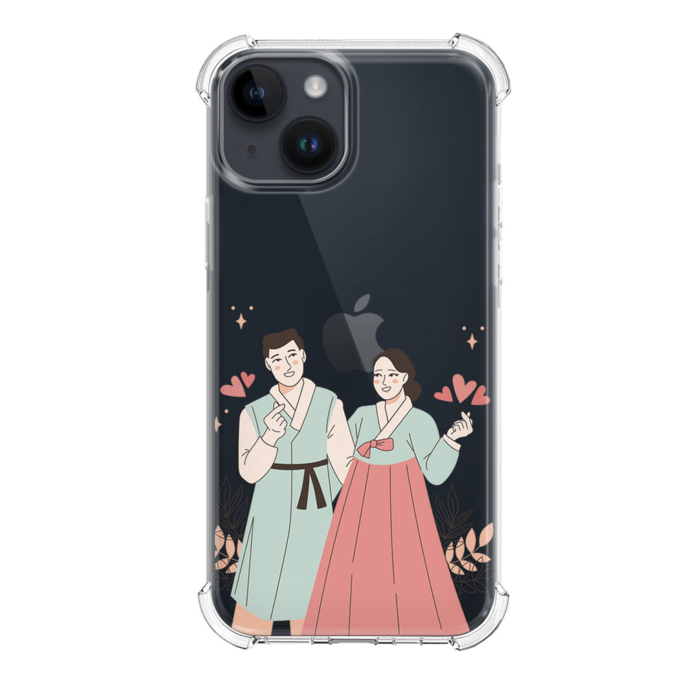 Чохол для iPhone 13 Парочка в ханбоках