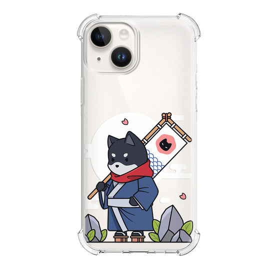 Чохол для iPhone 13 mini Кіт самурай