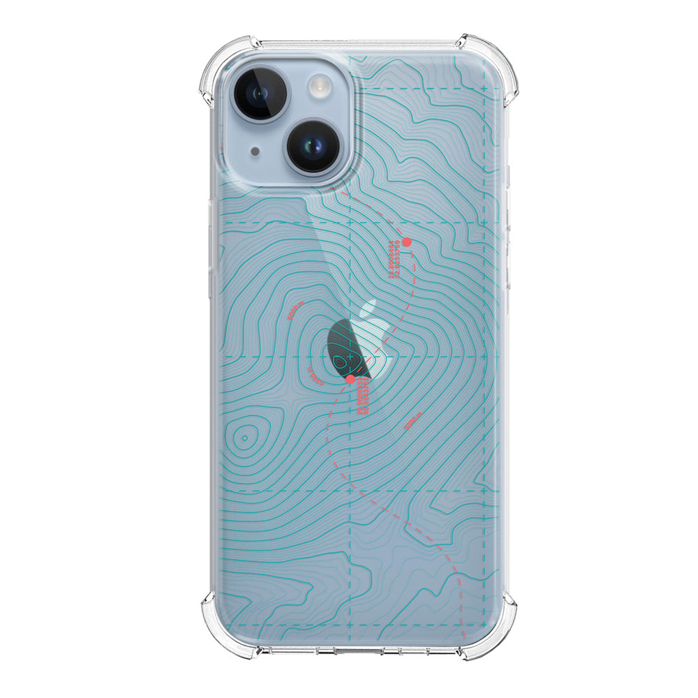 Чохол для iPhone 13 Топографічна Мапа
