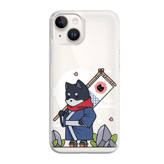 Чохол для iPhone 13 mini Кіт самурай