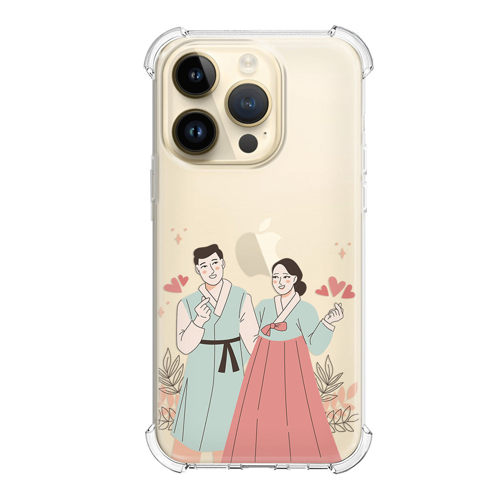 Чохол для iPhone 13 Pro Max Парочка в ханбоках