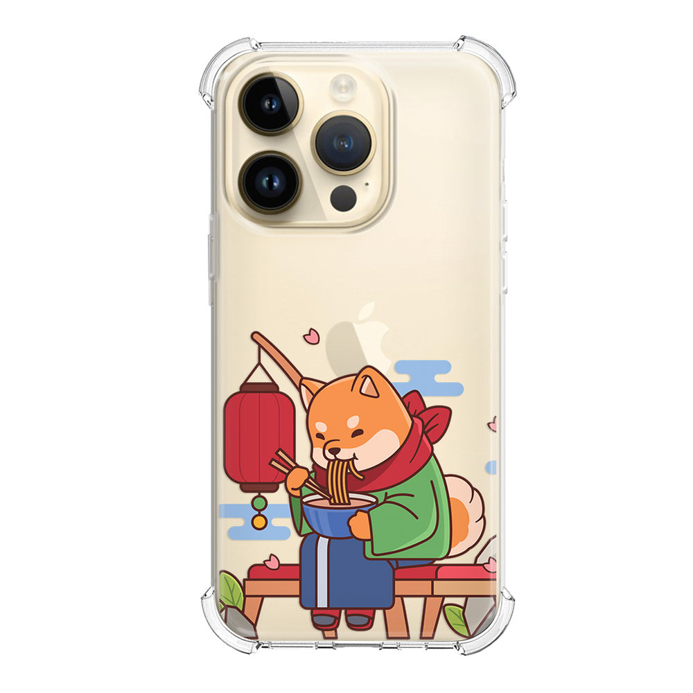 Чохол для iPhone 13 Pro Max Песик смакує рамен