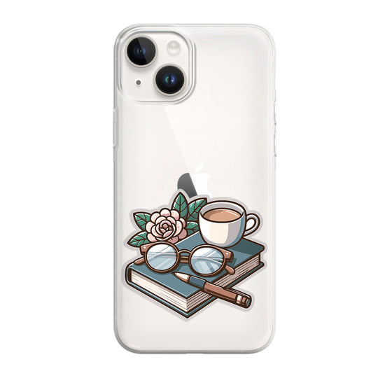 Чохол для iPhone 13 mini Сукулент та книга