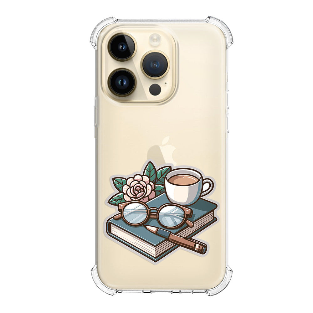 Чохол для iPhone 13 Pro Сукулент та книга