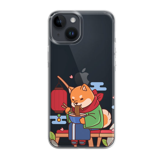Чохол для iPhone 13 Песик смакує рамен