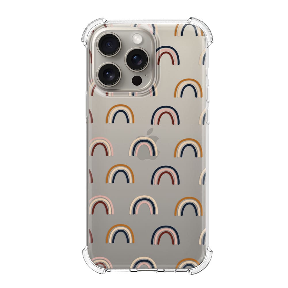 Дитячий чохол для iPhone 16 Pro Max пастельна веселка
