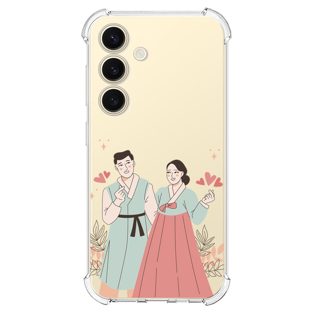 Чохол для Samsung S24 Парочка в ханбоках