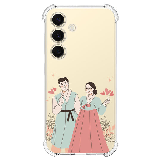Чохол для Samsung S24 Парочка в ханбоках
