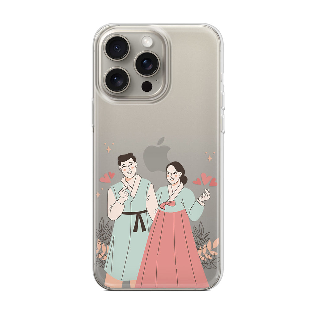 Чохол для iPhone 16 Pro Max Парочка в ханбоках