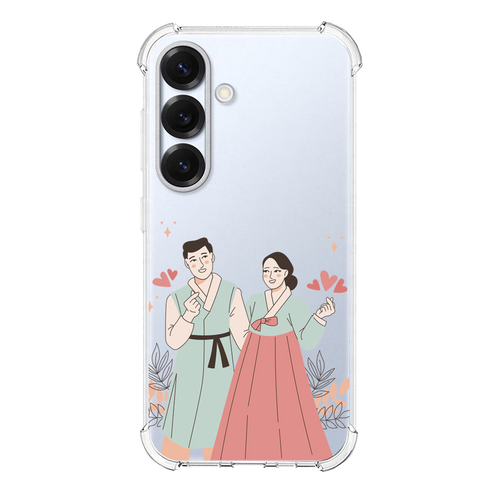 Чохол для Samsung S25 Парочка в ханбоках