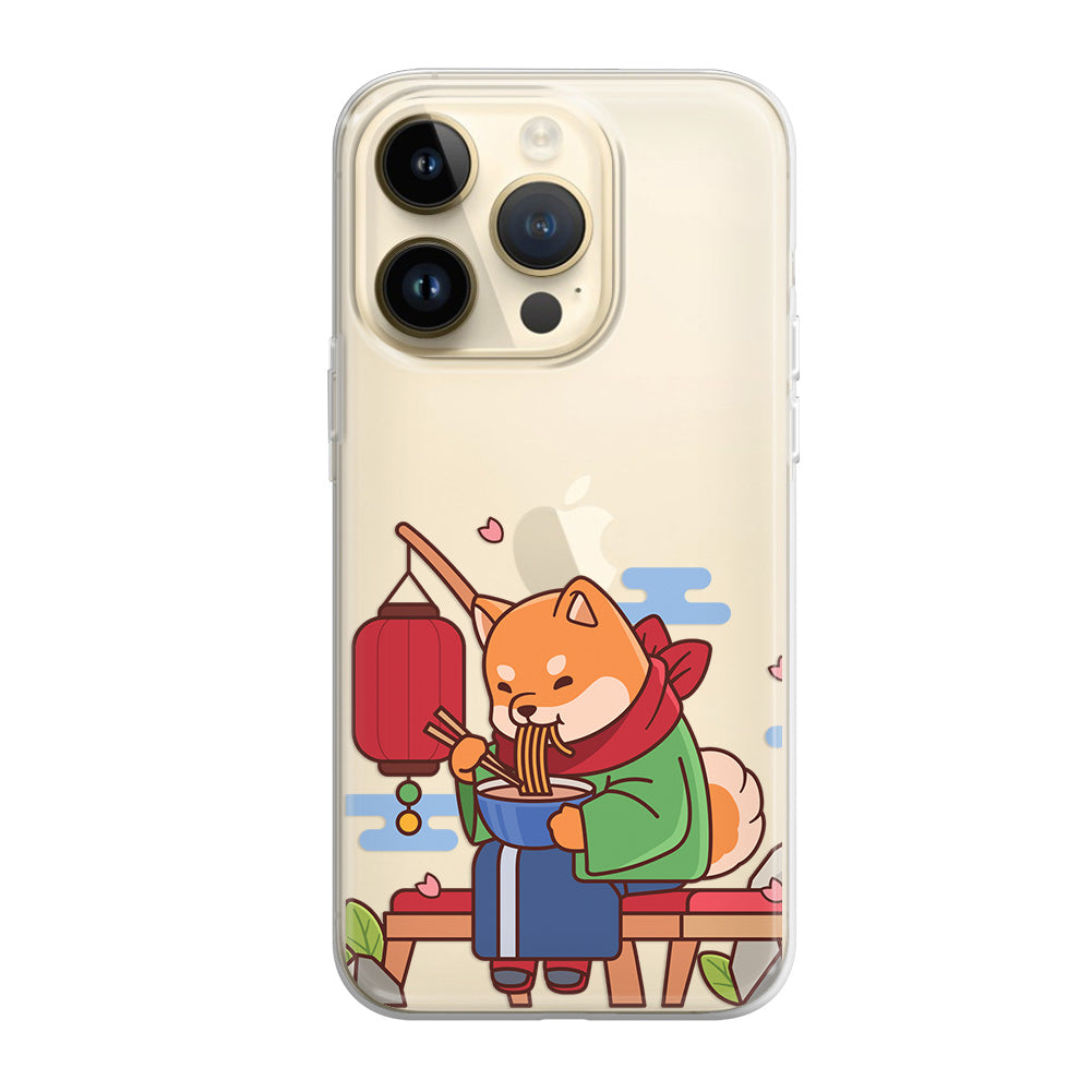 Чохол для iPhone 13 Pro Max Песик смакує рамен