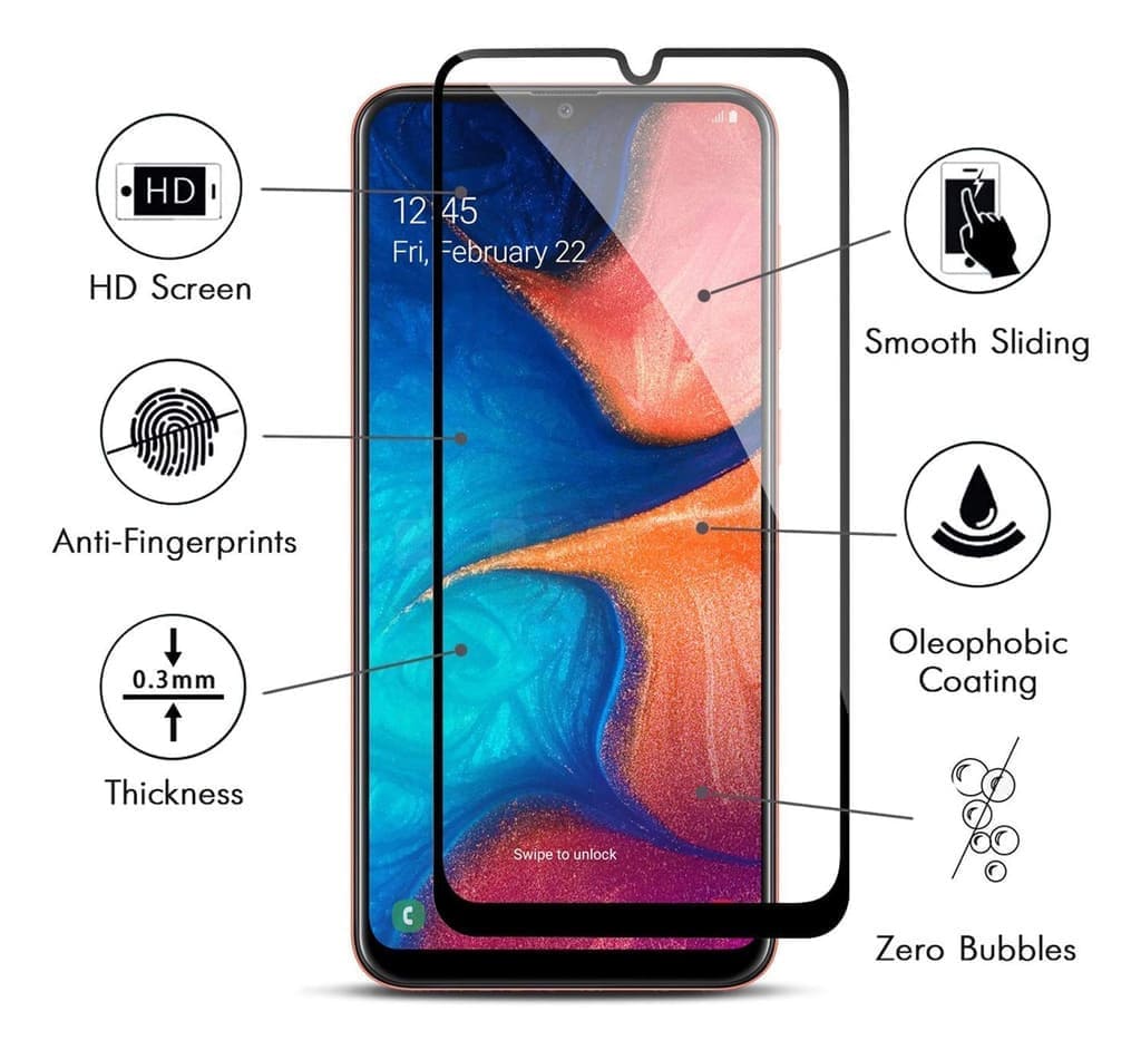 5D захисне скло для Samsung Galaxy A50 - Gisolo