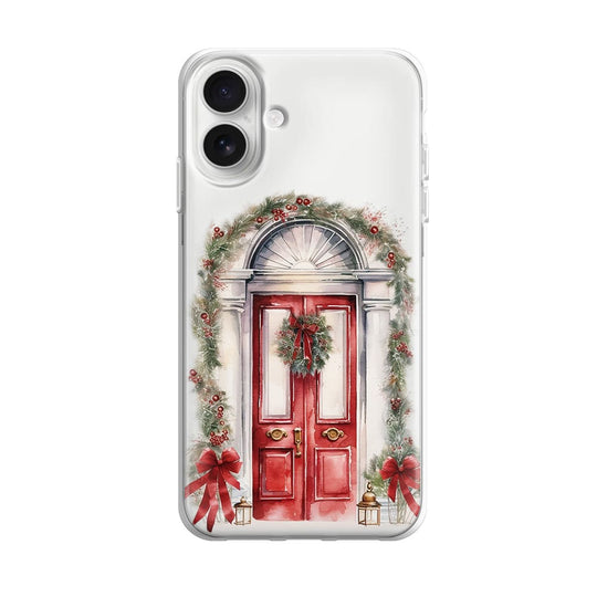 Новорічний чохол для iPhone 16 Plus Christmas Door