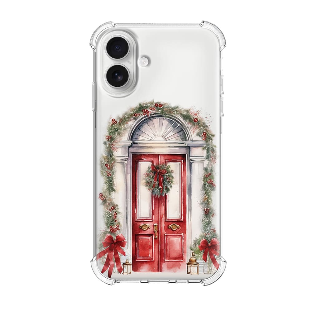 Новорічний чохол для iPhone 16 Plus Christmas Door