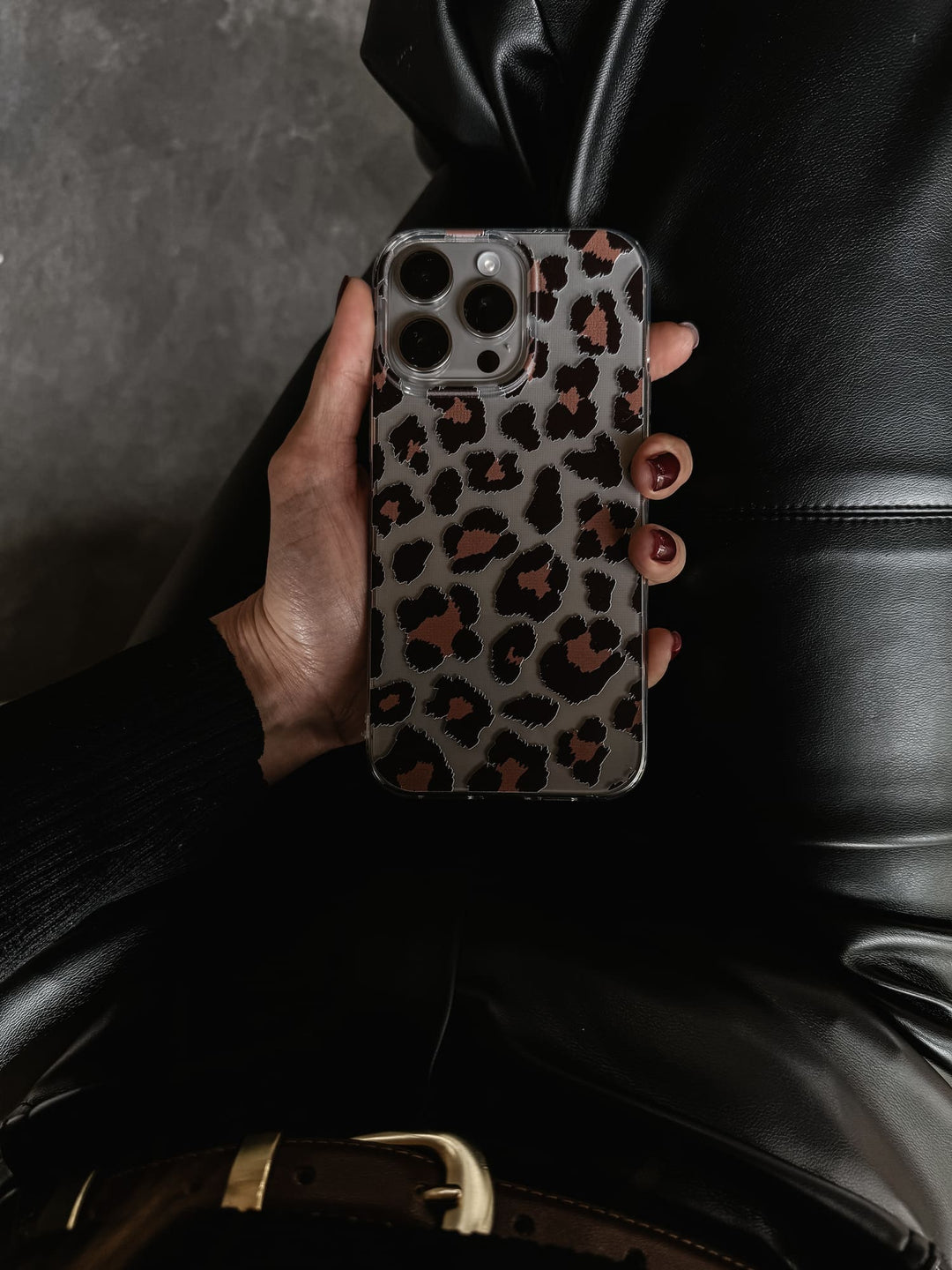 Чохол для iPhone 16 Pro Max Brown Leopard