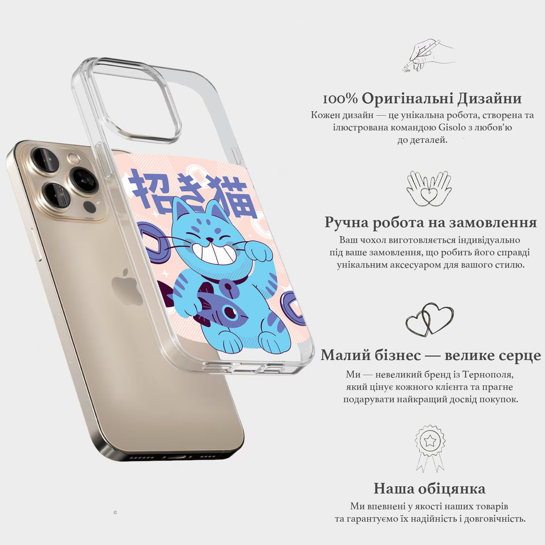 Чохол для iPhone 16 Maneki-neko
