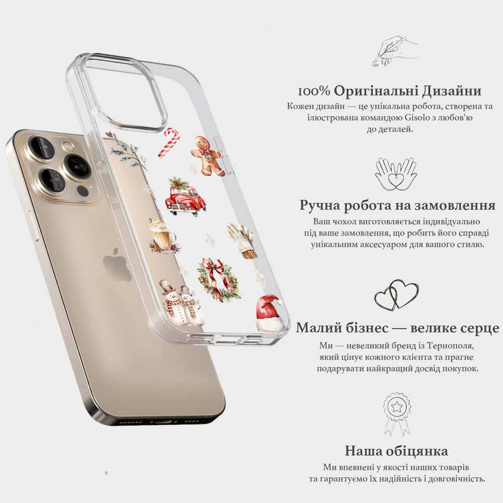 Новорічний чохол для iPhone 16 Pro Max Spirit of Christmas