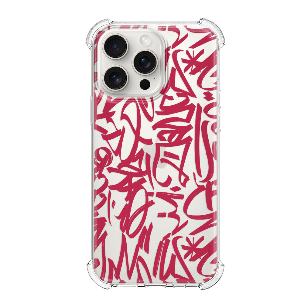 Чохол для iPhone 16 Pro Max Viva Magenta Graffiti