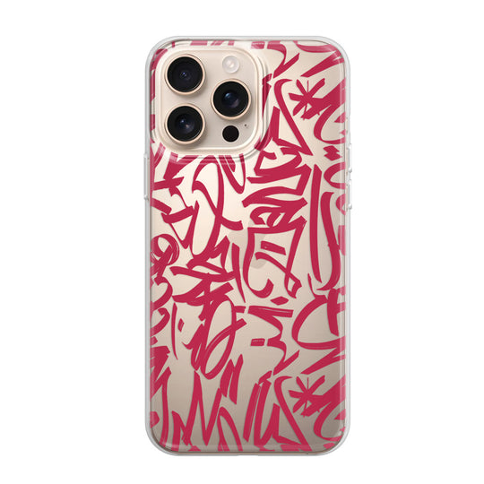 Чохол для iPhone 16 Pro Max Viva Magenta Graffiti
