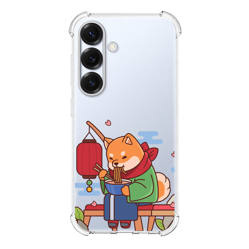 Чохол для Samsung S25 Песик смакує рамен