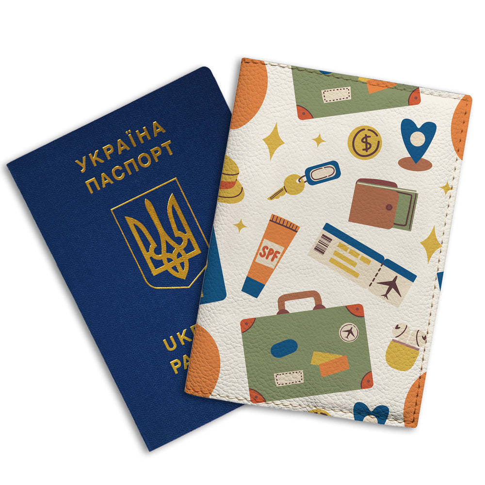 Обкладинка на паспорт Туристичний check-list