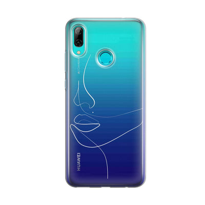 Чохол для Huawei P Smart (2019) - Minimalistic Face Line - Gisolo