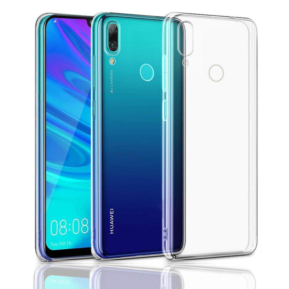Чохол для Huawei P Smart (2019) - Minimalistic Face Line with red lips - Gisolo