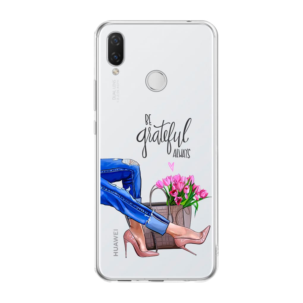 Чохол для Huawei P Smart Plus (2018) - Be grateful always - Gisolo