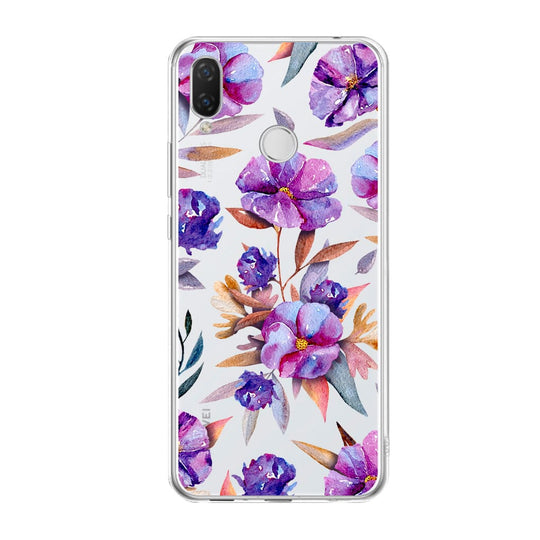 Чохол для Huawei P Smart Plus (2018) - Фіалки - Gisolo