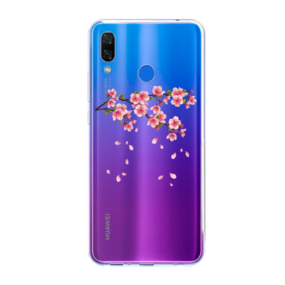 Чохол для Huawei P Smart Plus (2018) - з цвітом сакури - Gisolo