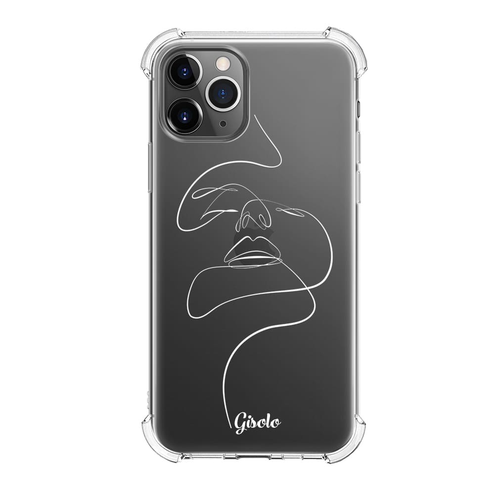 Чохол для iPhone 11 Pro Max - Minimalistic Face Art - Gisolo