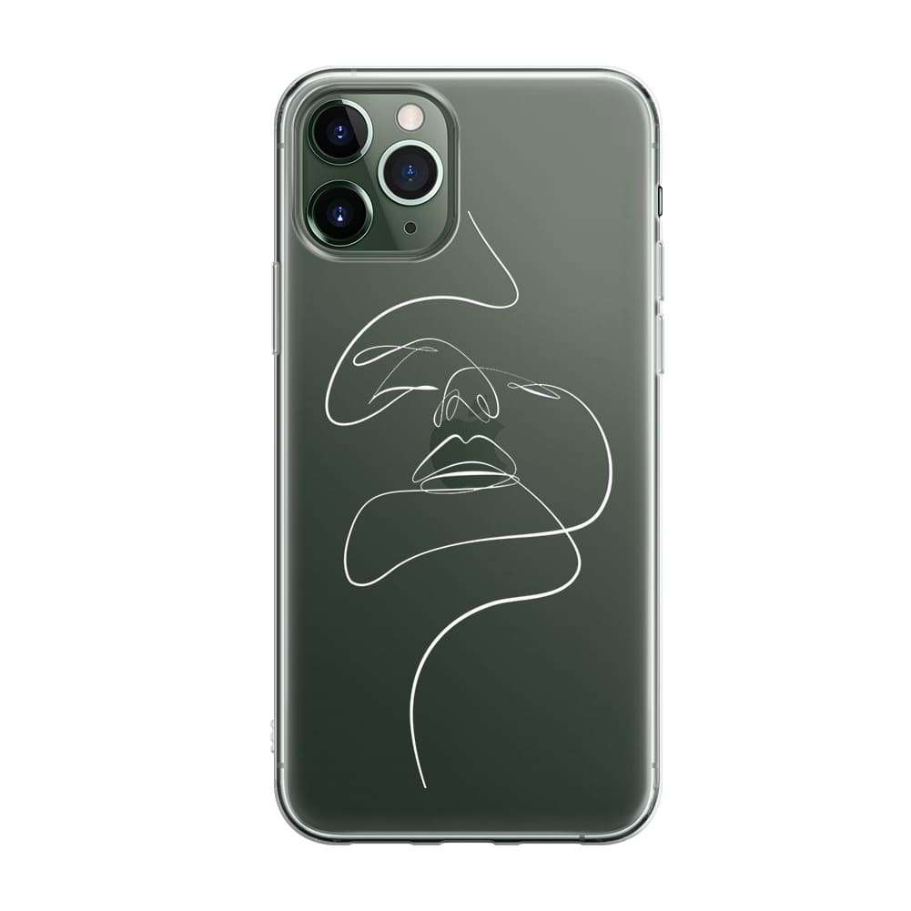 Чохол для iPhone 11 Pro Max - Minimalistic Face Art - Gisolo