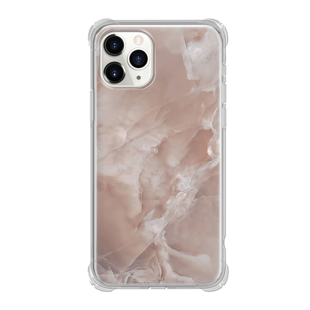 Чохол для iPhone 11 Pro Max - пудровий мармур - Gisolo