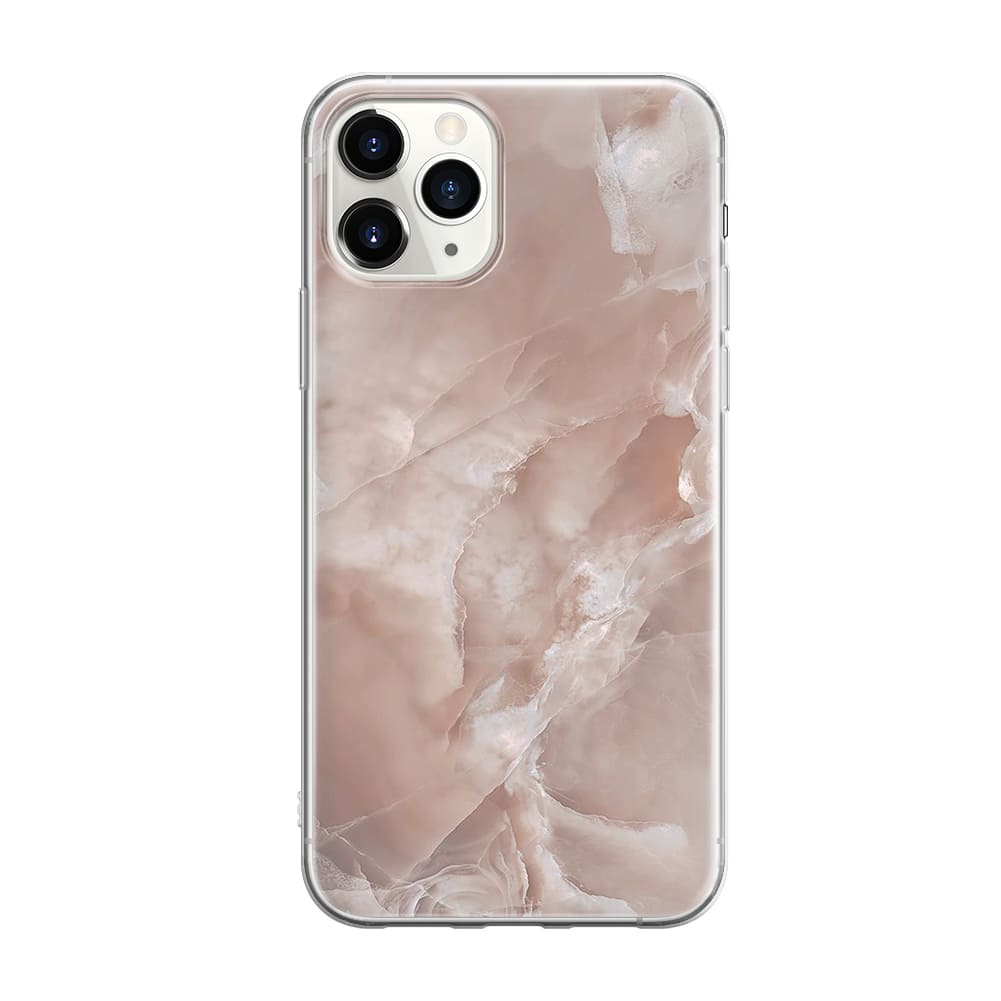 Чохол для iPhone 11 Pro Max - пудровий мармур - Gisolo