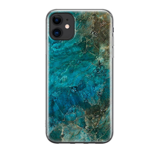 Чохол для iPhone 11 - Зелений мармур - Gisolo