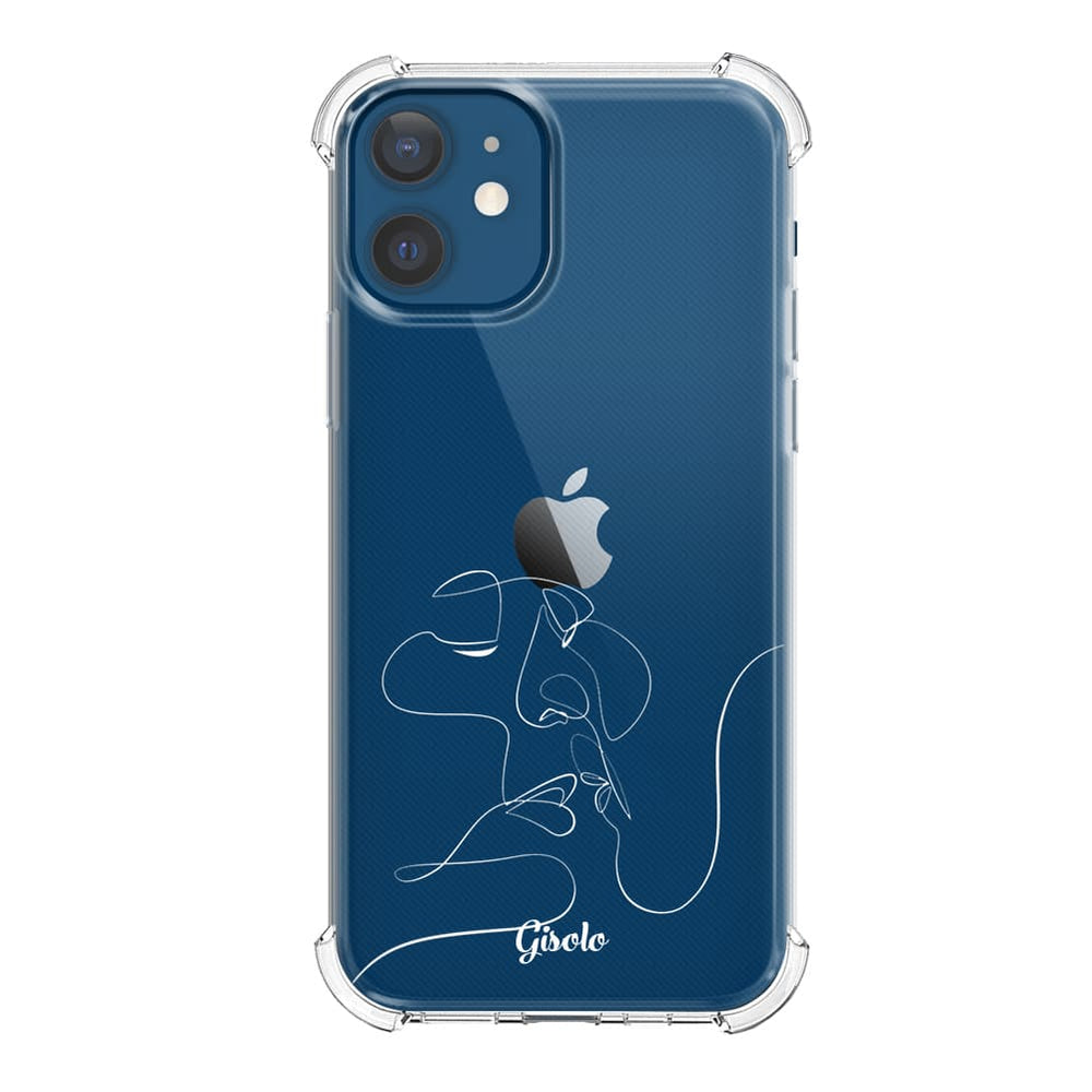 Чохол для iPhone 12 Mini - арт малюнок закоханої пари - Gisolo