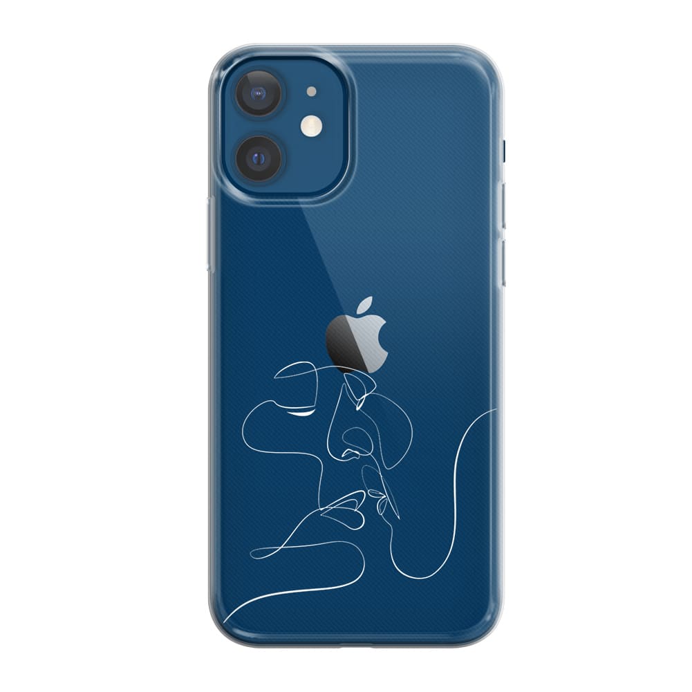 Чохол для iPhone 12 Mini - арт малюнок закоханої пари - Gisolo