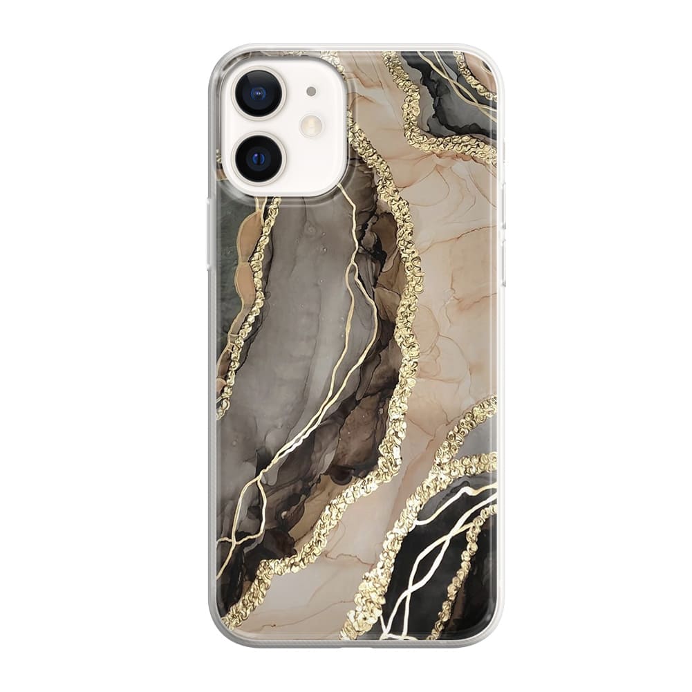 Чохол для iPhone 12 mini - Gold & Chocolate - Gisolo