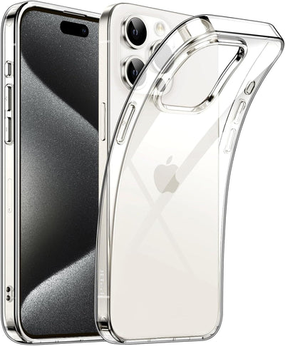 Чохол для iPhone 15 Pro прозорий силіконовий - Gisolo