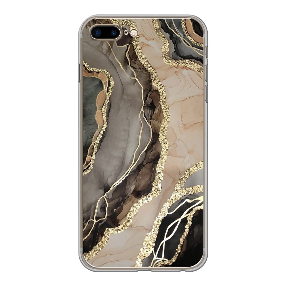 Чохол для iPhone 8 Plus - Gold & Chocolate - Gisolo