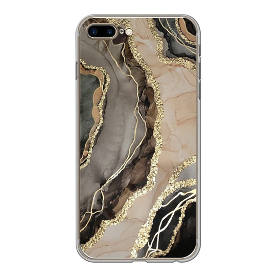 Чохол для iPhone 8 Plus - Gold & Chocolate - Gisolo